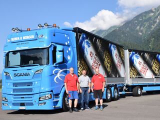 Neuer LKW im Rugenbräu-Design