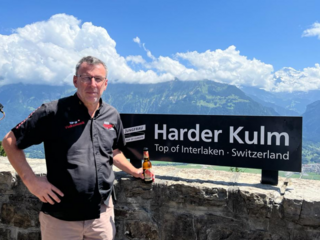 Restaurant Harder Kulm in customer portrait