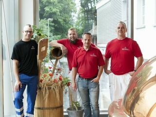 Today the team greets you from the production: