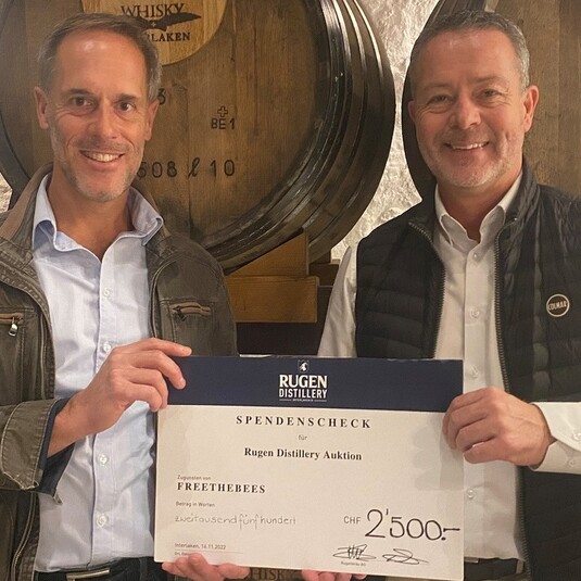 Rugen Distillery Auction - Collaboration avec FreeTheBees