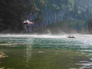 In den Höhen der Alpen und in der Tiefe des Bergsees