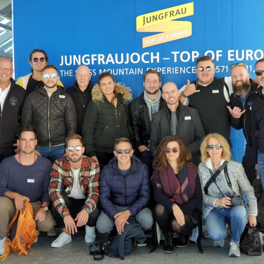 Bartender Event auf dem Jungfraujoch mit der Rugen Distillery