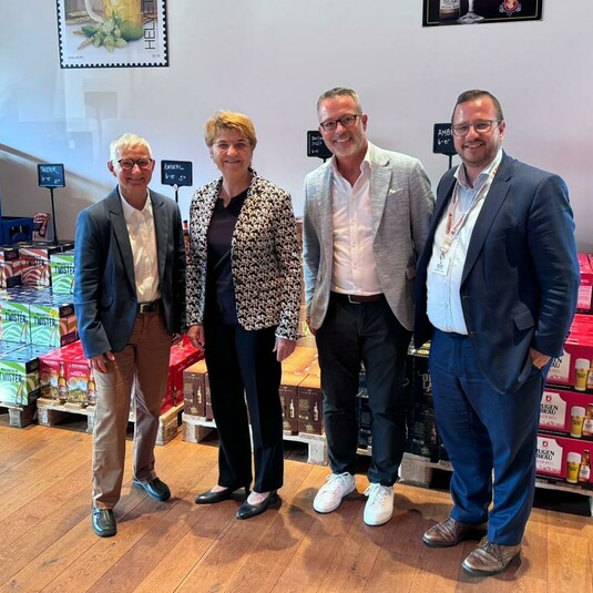 Danke für den hohen Besuch!