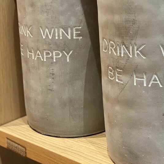 Beton Weinkühler mit Sprüchen