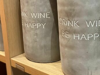 Beton Weinkühler mit Sprüchen
