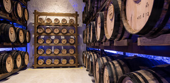 Bouteilles de bière en production